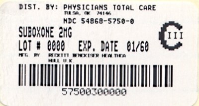 Image Of 2 mg Package Label (2mg Package Label)